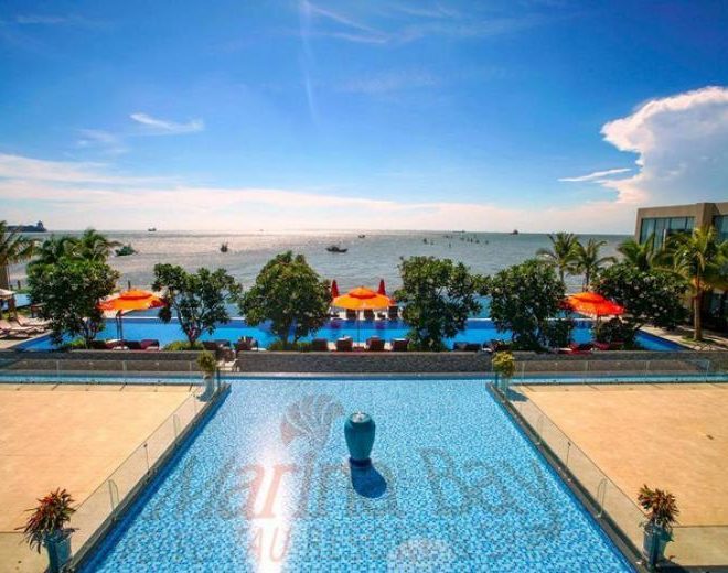 Voucher/Combo Marina Bay Resort & Spa Vũng Tàu hè khuyến mại giá ưu đãi bao gồm phòng nghỉ + 1 set lẩu