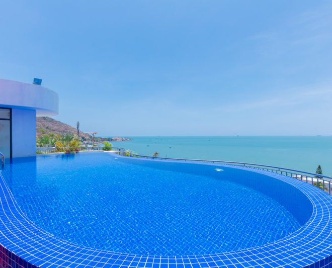 Sunset Villa Vũng Tàu 8 phòng ngủ, có hồ bơi vô cực, sân BBQ, cách biển 150m, cho thuê nguyên căn giá rẻ